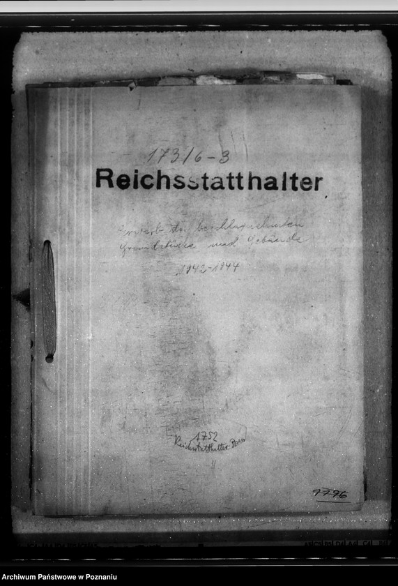 Obraz 4 z jednostki "Erwerb der beschlagnahmten Grundstücke und Gebäude"
