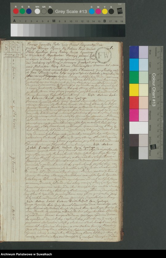 image.from.unit.number "Akta małżeńskie gminy puńskiey od 1-go stycznia do dnia ostatniego grudnia 1817 roku."
