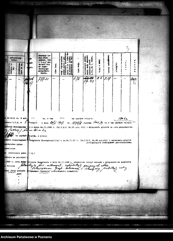 Obraz 7 z jednostki "Majątek Myjomice powiatu kępińskiego wyłączenie z art. 4,5 ustawy o przeprowadzeniu reformy rolnej"