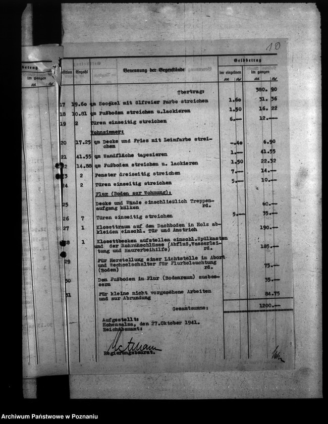 Obraz 14 z jednostki "Ausbau der Ober - Heimschule Hohensalza (Inowrocław)"