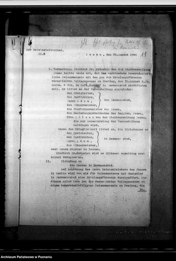 Obraz 15 z jednostki "Erholungsanstalt in Hermannsbad - Ciechocinek - für Volksdeutsche und Umsiedler"