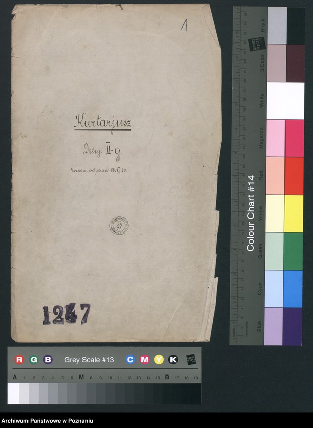 Obraz 3 z jednostki "[Kwitariusze pism]"