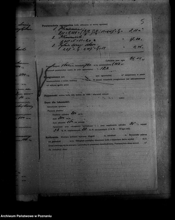 Obraz 10 z jednostki "Tartak J. Degórskiego w Pniewach powiat szamotulski nr woj. kotła 32"