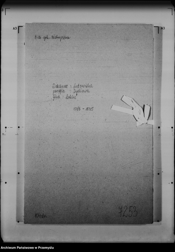 Obraz 4 z jednostki "[Kopie ksiąg metrykalnych parafii Dydiowa z filią Łokieć (dekanat Lutowiska)]"