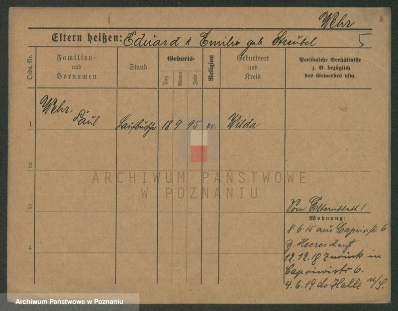 Obraz 13 z jednostki "Wer - Werner (żonaci i wdowy)"