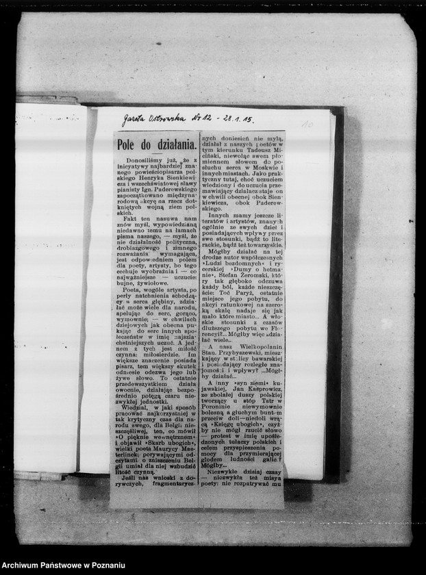 Obraz 17 z jednostki "Papież a Polska. Pomoc dla Polski [Wycinki prasowe]"