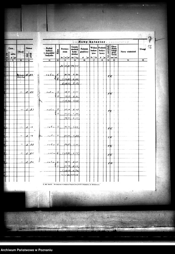 Obraz 17 z jednostki "Ostateczny rejestr pomiarowy majątku Donaborów powiat kępiński"
