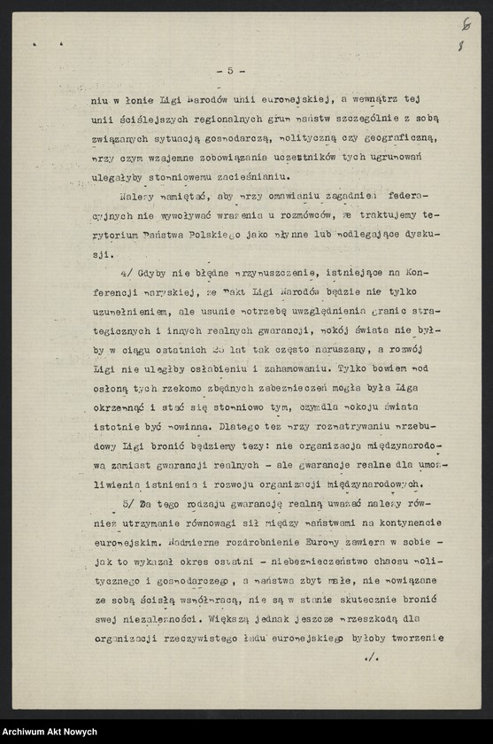 image.from.unit.number "Zaleski August; Załączniki: a) list (odpis) Skowrońskiego (Poseł RP w Brazylii); L.5 (odpowiedzi - rękopisy, maszynopisy); patrz 4246"