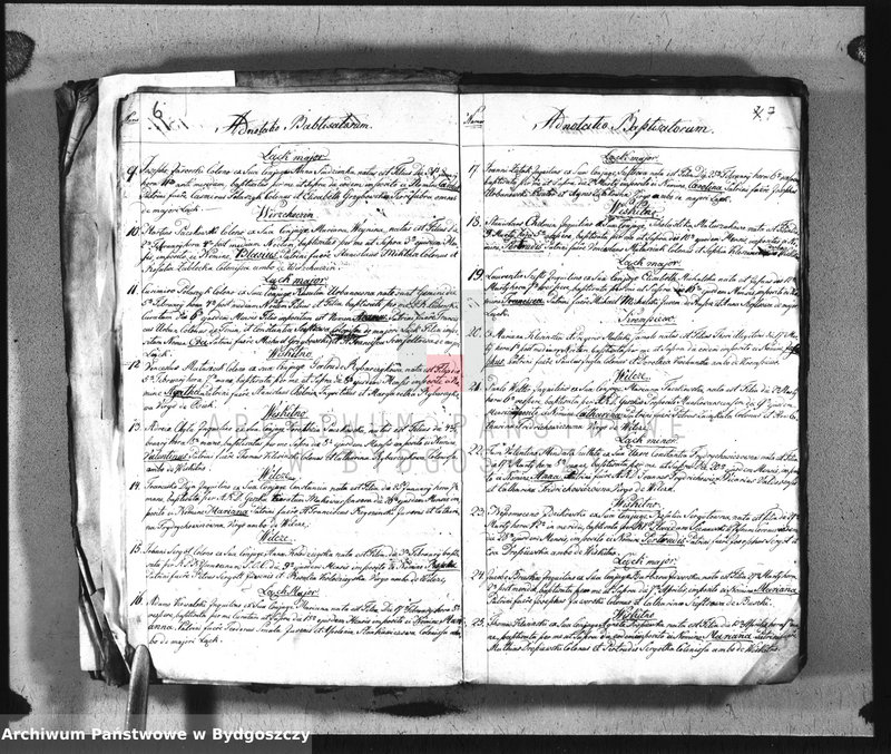 image.from.team "Akta metrykalne parafii rzymskokatolickiej w Wierzchucinie, pow. Bydgoszcz"
