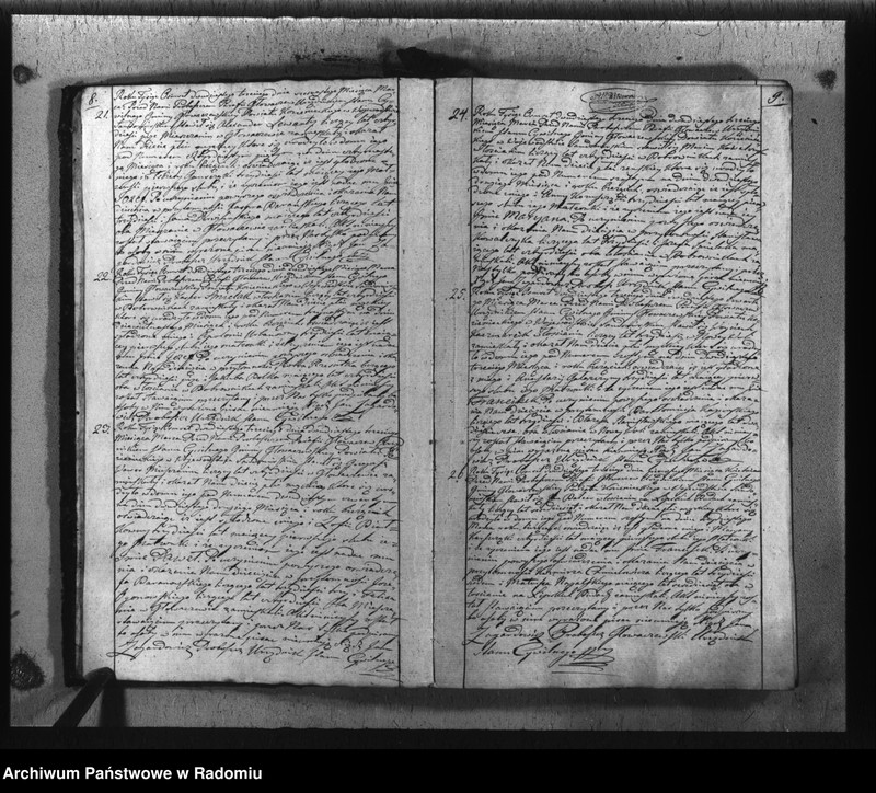 image.from.unit.number "Akta cywilne miasta Głowaczew na rok 1823"