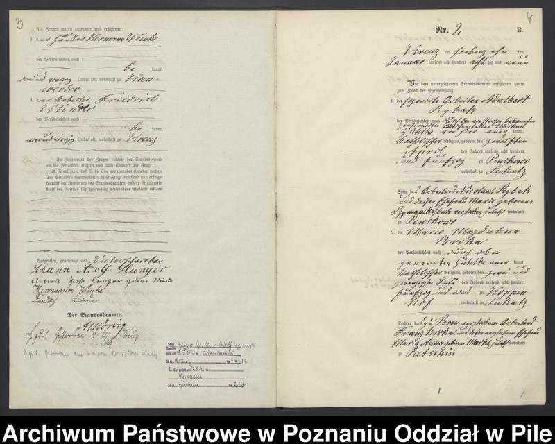 Obraz 5 z jednostki "Księga małżeństw"