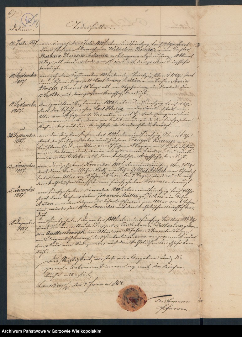 image.from.unit.number "Duplikate der Kirchenbücher der durch spätere Ehe erfolgte Legitimation unehelicher Kinder der katholischen Pfarrkirche zu Landsberg an der Warthe"