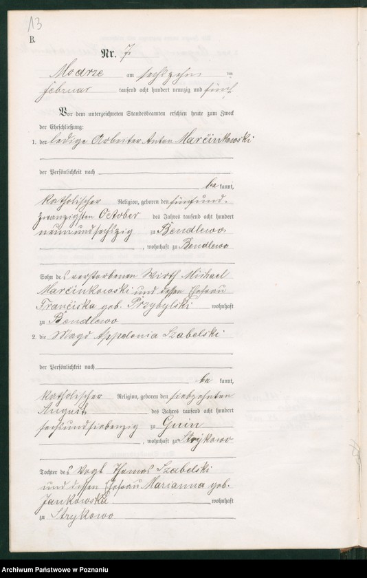 image.from.unit.number "Księga małżeństw"