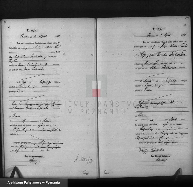 Obraz 19 z jednostki "Księga zgonów t. II"