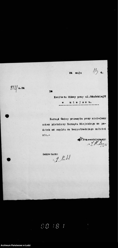 Obraz 17 z jednostki "Mikwa przy ul. Gdańskiej nr 75"