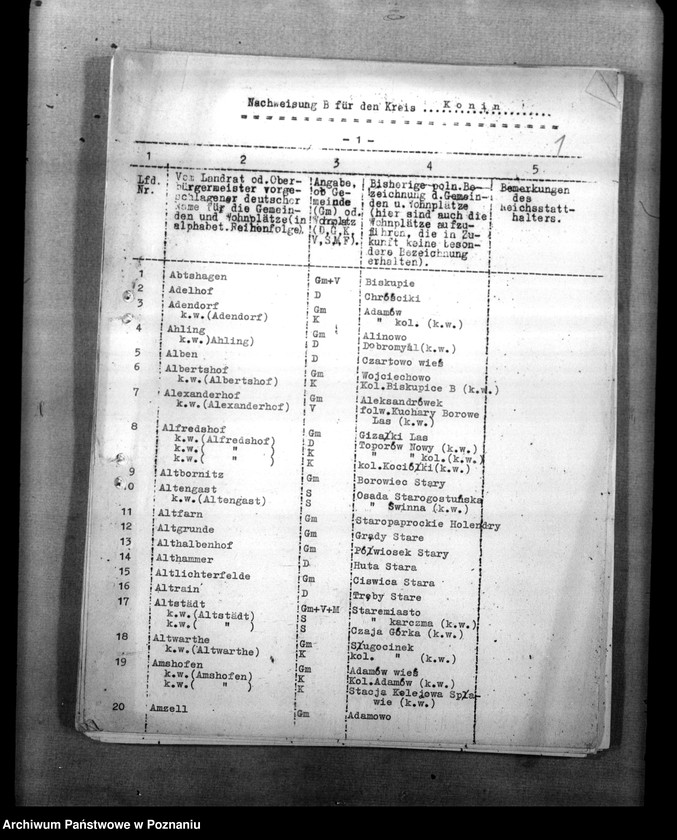 Obraz 5 z jednostki "Zmiany nazw miejscowości w powiecie konińskim"