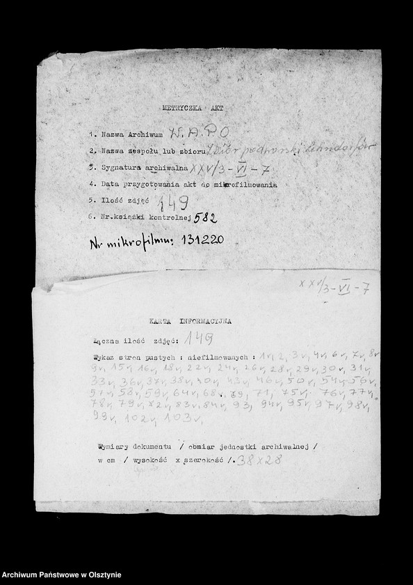 image.from.unit.number "/Auf Wunsch der Gfin Anna Lehndorff ausgestellte Atteste u. Gutachten über Bittsteller/"