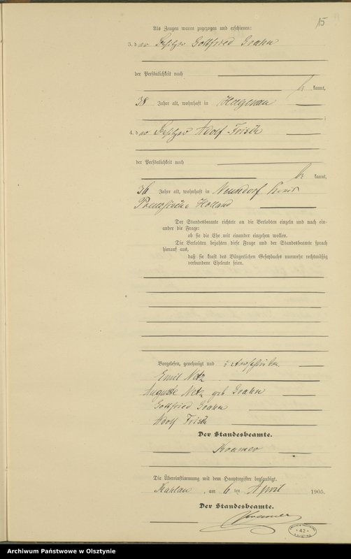 image.from.unit.number "Heiraths-Neben-Register Nr 1 - 27"