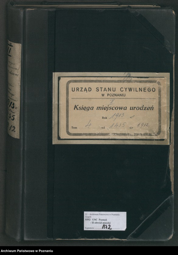 Obraz 2 z jednostki "Księga miejscowa urodzeń tom IV [Rejestr główny urodzeń]"