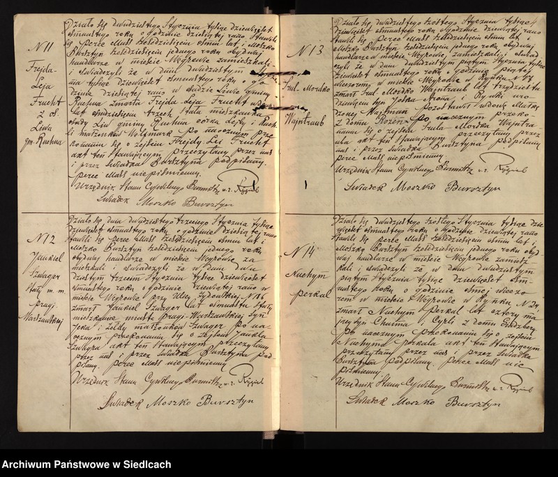 image.from.unit.number "Księga aktów zgonów wyznania mojżeszowego "