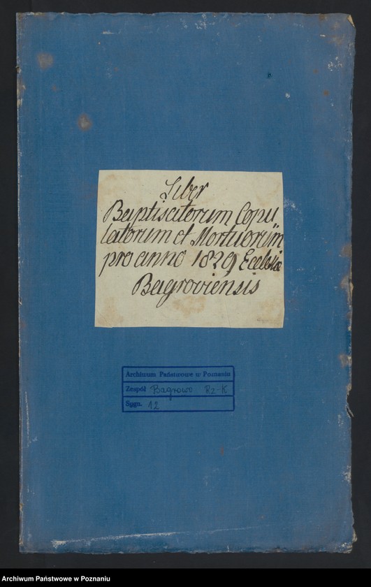 Obraz 2 z jednostki "Liber duplicatus baptisatorum, copulatorum et mortuorum"
