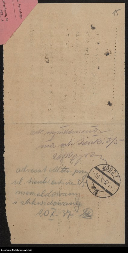 Obraz 17 z jednostki "Chaja Alter- drobna sprzedaż starego żelaza"