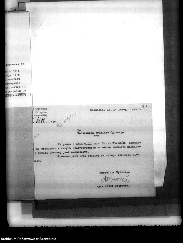 image.from.unit.number "Statystyka ruchu ludności w Szczecinie za rok 1946"