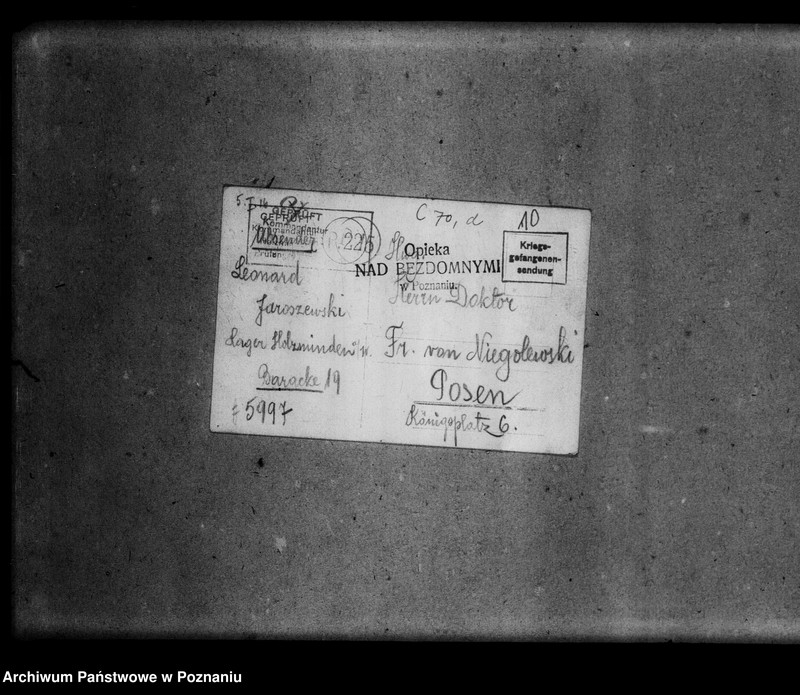 Obraz 12 z jednostki "Fotografie związane z wojną między innymi zdjęcie z frontu niemiecko- austriacko-rosyjskiego od Tobołowa do Galicji 1916 - 1918, sztab Legionów Polskich z 1914 roku w czasopiśmie "Welt am Bild", afisze satyryczne, karty, bony żywnościowe i tym podobne"