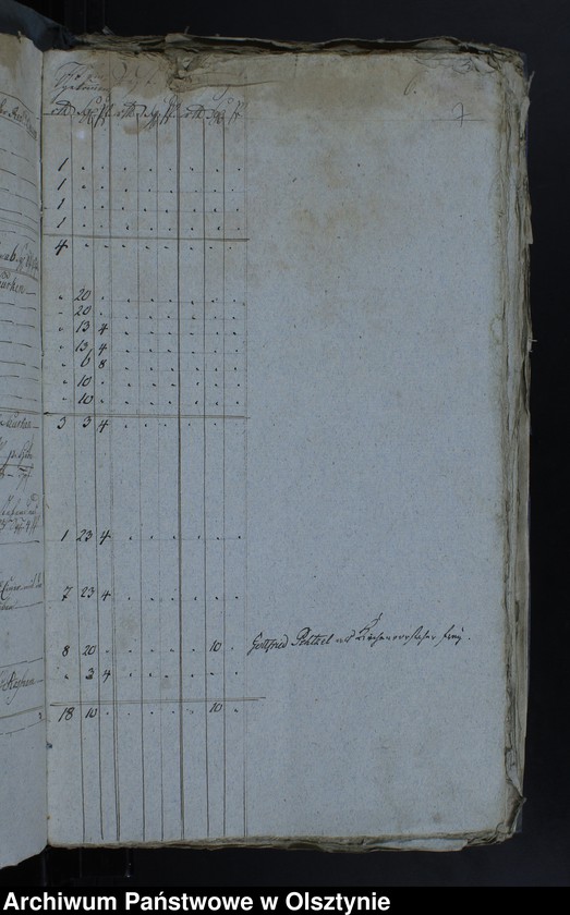 image.from.unit.number "Jahr Rechnung aller Einnahme und Ausgabe der Jäskendorffschen Kirche"