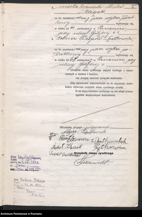 Obraz 7 z jednostki "Księga miejscowa małżeństw tom II [Rejestr główny małżeństw]"