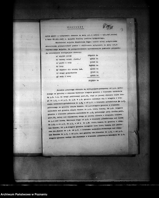 image.from.unit.number "Rejestr pomiarowy wyłączeń z art. 4 ustawy o wykonaniu reformy rolnej majątku Pauliny powiatu bydgoskiego"
