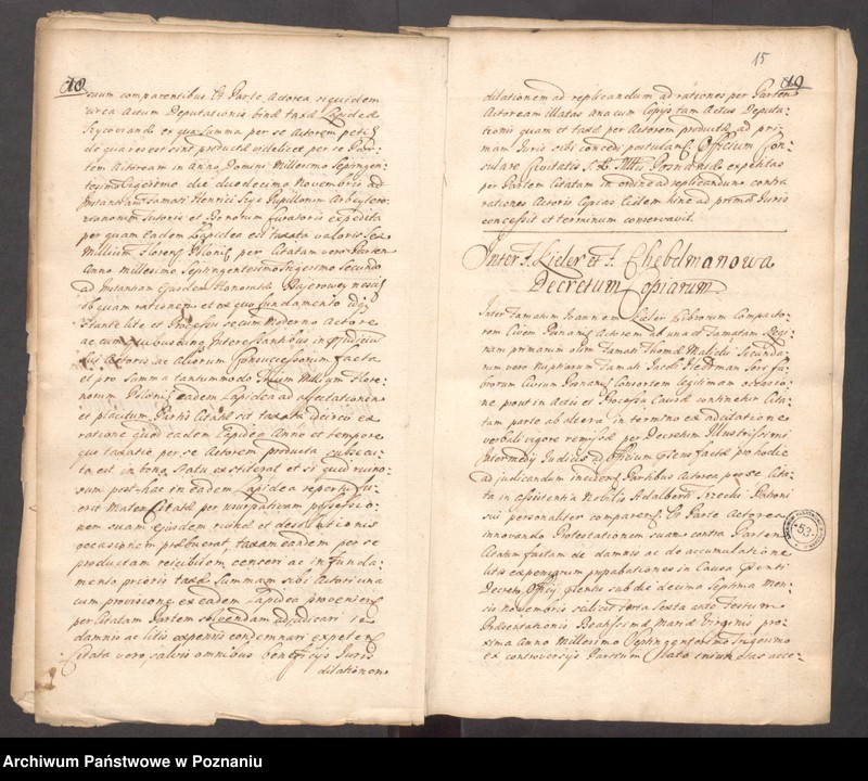 Obraz 16 z jednostki "Liber actorum officii consularis civitatis Posnaniae."