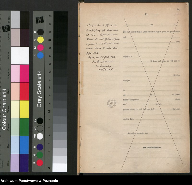 Obraz 3 z jednostki "Księga miejscowa urodzeń tom III [Rejestr główny urodzeń]"