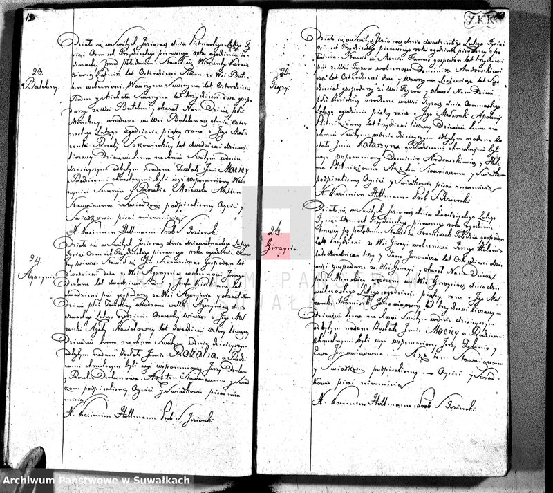 image.from.unit.number "Księga duplikat urodzonych, zaślubionych, zmarłych parafij święto jeziorskiey z roku 1831 od dnia 1-go stycznia do ostatniego grudnia r. B."