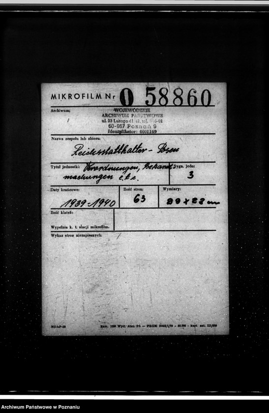 Obraz 2 z jednostki "Verordnungen, Bekanntmachungen etc."