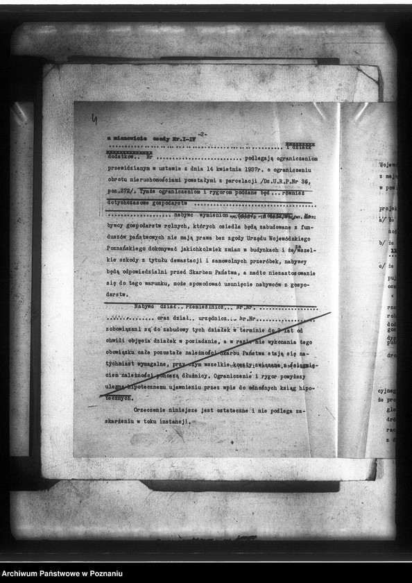 Obraz 8 z jednostki "Przymusowy wykup majątku Strzeszyn powiatu poznańskiego na cele parcelacyjne"