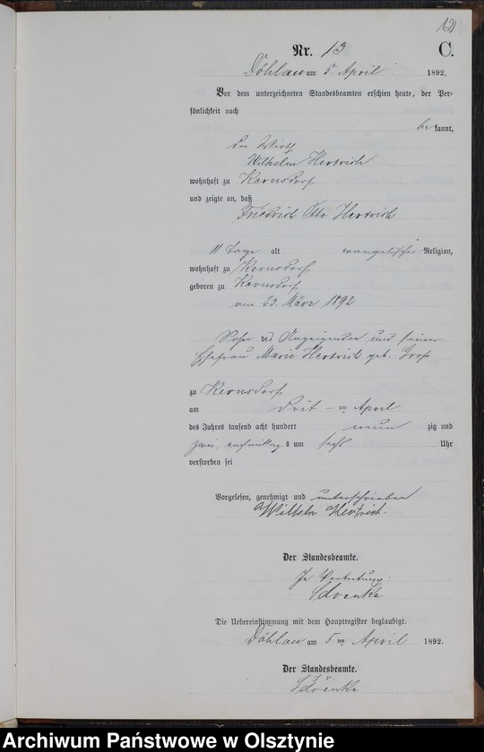 image.from.unit.number "Sterbe-Neben-Register Nr 1 - 33"