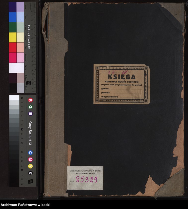 image.from.unit.number "Księga kontroli ruchu ludności (rejestr osób przybywających do gminy) Łódź, komisariat I, t. IV, nr 10158-11736"