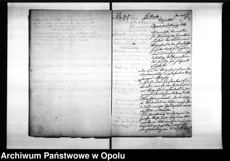Obraz 13 z jednostki "Acta des Magistrats zu Oppeln betreffend den projektirten Bau eines Ringziegelofens auf Oberschale"