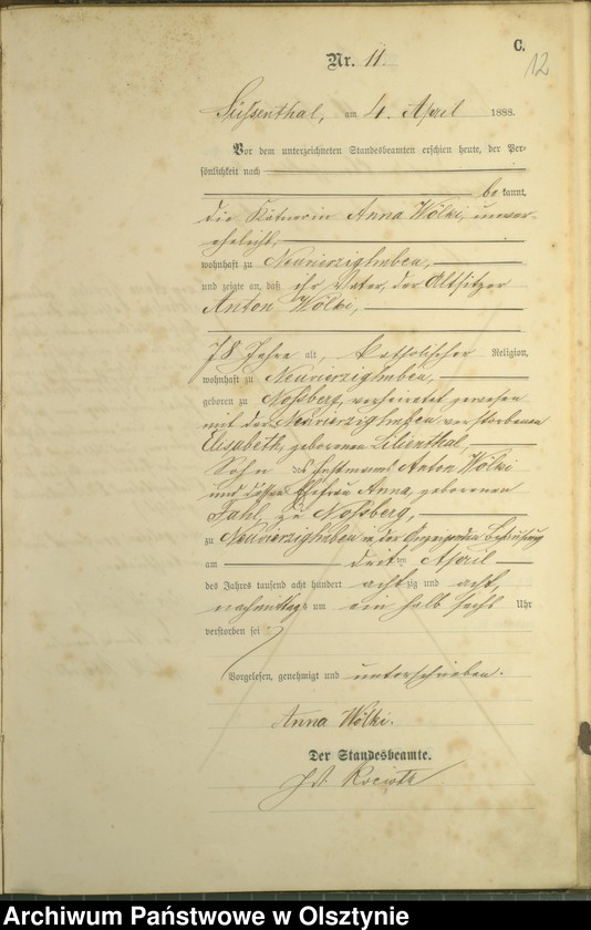 image.from.unit.number "Sterbe-Haupt-Register nr 1 - 52"