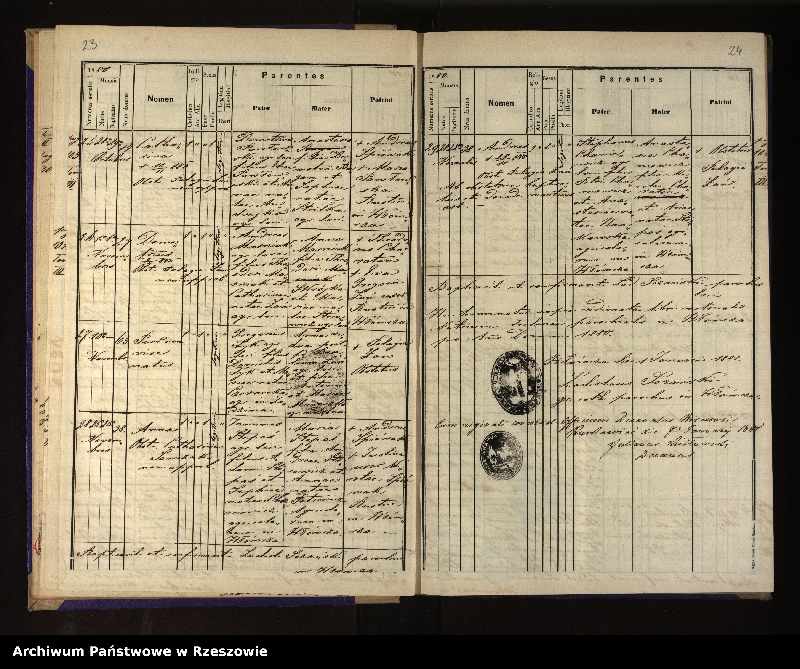 Obraz 16 z jednostki "Księga urodzeń, małżeństw i zgonów dla miejscowości Hłomcza, Łodzina, Mrzygłód"