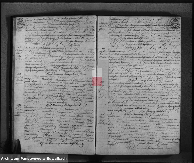 Obraz 19 z jednostki "Księga duplikat urodzonych, zaślubionych i umarłych parafii katolickiej Puńsk na rok 1850"