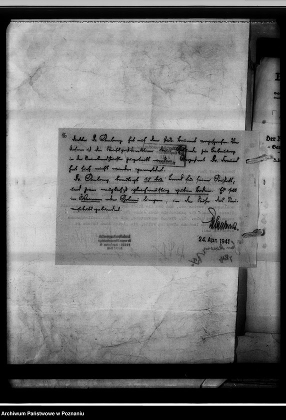 Obraz 20 z jednostki "Gauversuchsanstalt für Pflanzphysiologie Verlegung der Anstalt."