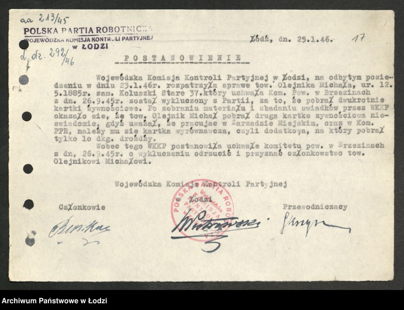 Obraz 18 z jednostki "Postanowienia [i oskarżenia] Komisji"