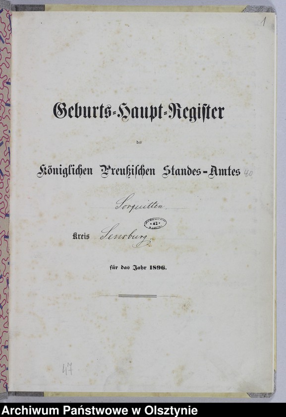 image.from.unit.number "Geburts-Haupt-Register Nr 1 - 118"