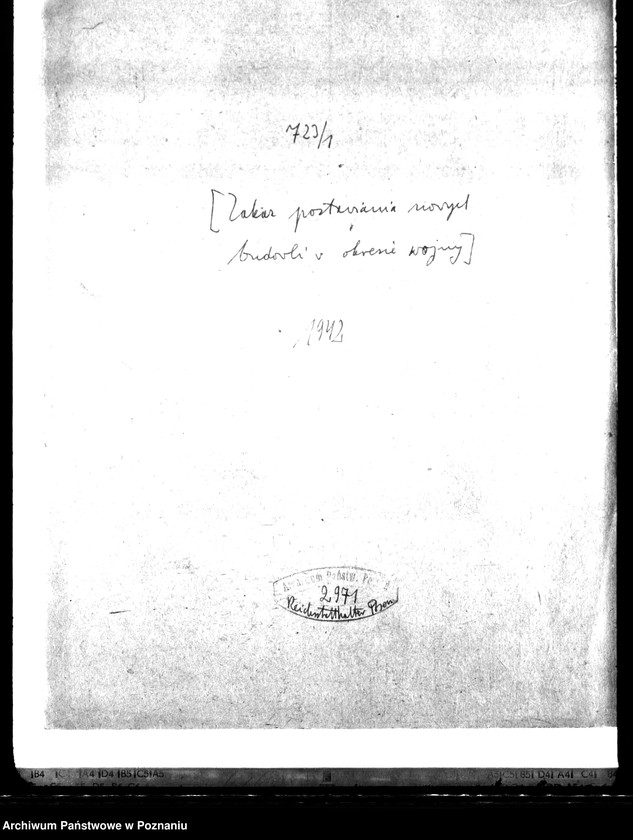 Obraz 4 z jednostki "Zakaz postawienia nowych budowli w okresie wojny"