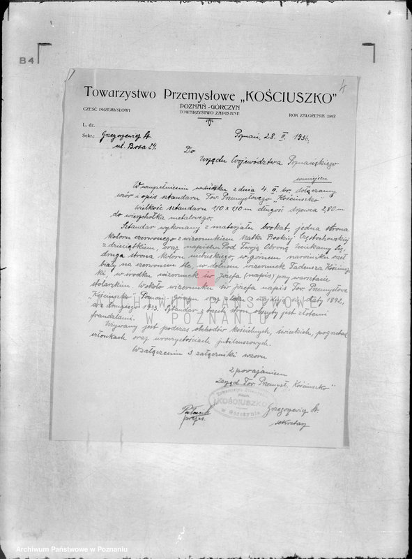 Obraz 8 z jednostki "/Towarzystwo Przemysłowe,,Kościuszko"/ w Poznaniu"