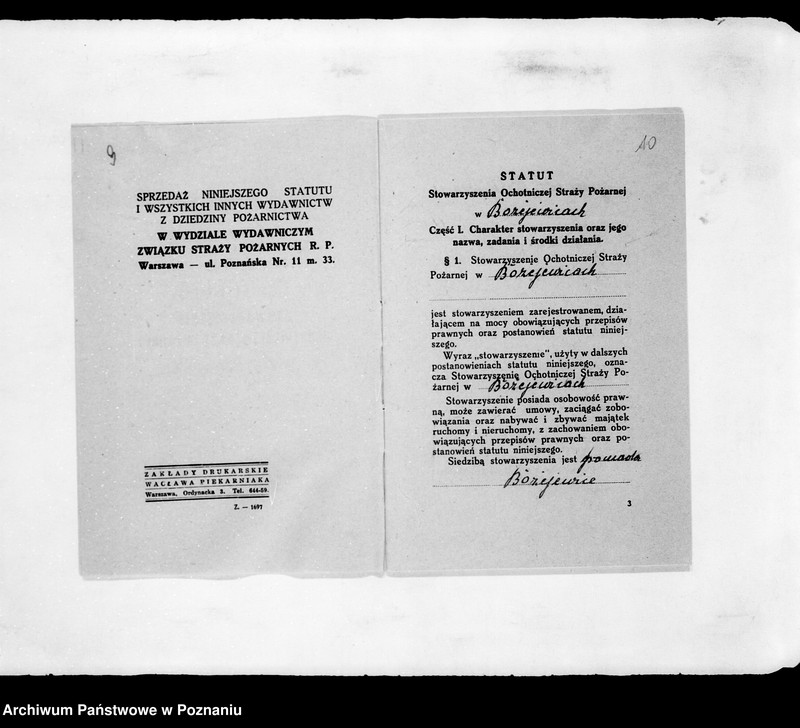 Obraz 13 z jednostki "/Stowarzyszenie ochotniczej straży pożarnej powiatu żnińskiego/ litery od B-M"