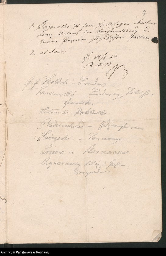 Obraz 10 z jednostki "A. betr. Stanislaus Paprocki, Wirtschaftsbeamte"