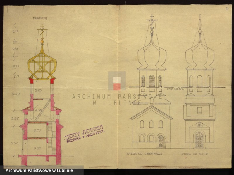 image.from.unit.number "[Projekt budowy dzwonnicy dla parafii prawosławnej w os. Wojsławice, pow. chełmski]"